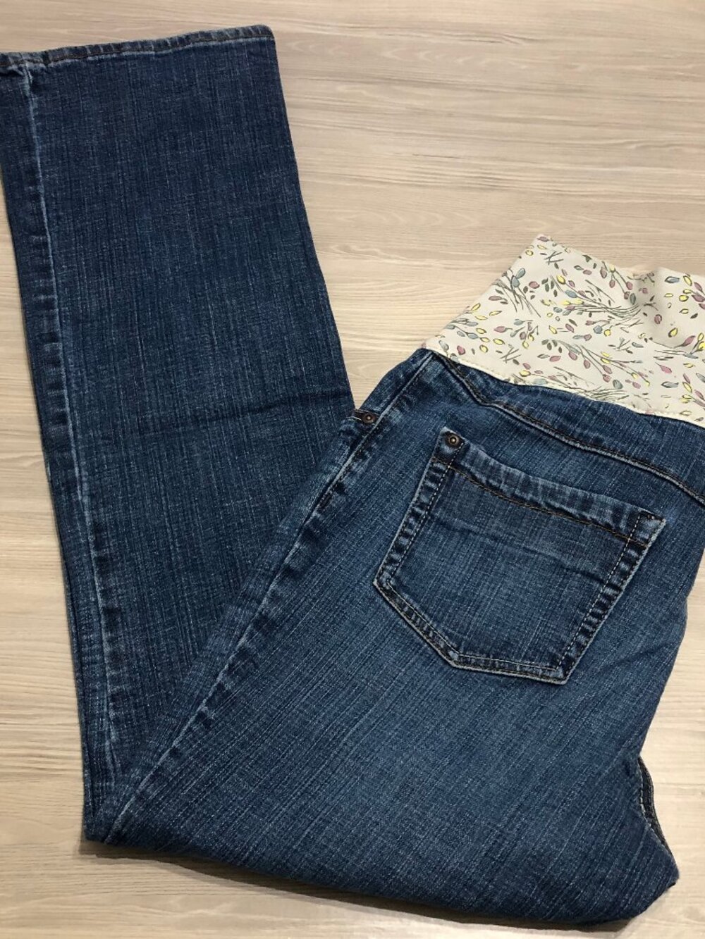 Old Navy Maternity Jeans Stretch Boot Cut Blue Women's Size M - Picture 10 of 13